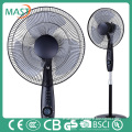 16 Inches Black industrial Stand Fan With Oscillating Head for factory in 2016